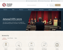 Society Of Thoracic Surgeons screenshot