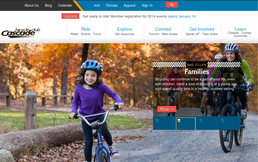 Cascade Bicycle Club screenshot